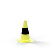 Traffic cone | yellow | yellow / black | Height: 320 mm
